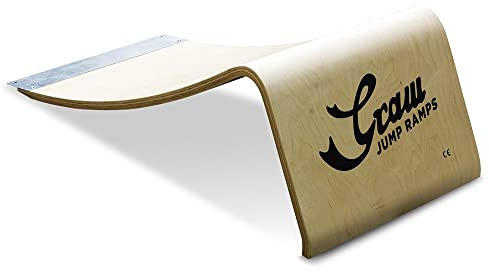 Graw Jump Ramps G35 PRO Professionelle Sprungrampe, Höhe 35 cm, für Skateboards, Scooter, Skateboards, RC und mehr