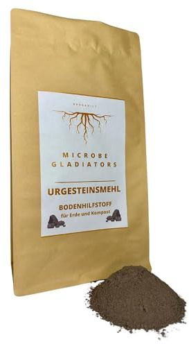 MICROBE GLADIATORS - Lava Urgesteinsmehl Bodenaktivator mit wertvollen Mineralstoffen (4kg)