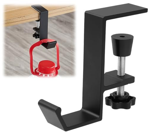 Soporte para Auriculares, Soporte y Soporte para Auriculares 2 en 1, Soporte para Auriculares y Soporte de Escritorio, Soporte para Auriculares y Pinza Ajustable en Altura y Giratorio Gancho