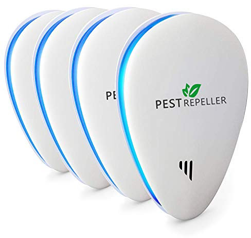 LOFFU Ultrasonic Mosquito Repellent, Ultrasonic Anti Mosquitoes, Ultrasonic Repellent for Insects, 4 Pieces, Anti Insects, Mosquitoes, Cockroaches, Ants, Spiders