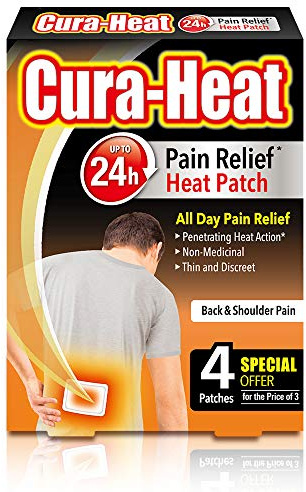 Cura-Heat Back and Shoulder Pain 4 Patches