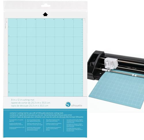 Silhouette America 8 Silhouette Portrait Cutting Mat, Medium, Blue