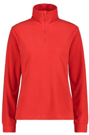 CMP Women's Shirt Fleece Functional Turtle Neck Sweater, Womens, Fleeceshirt Funktions Rolli, Ferrari, XXX L