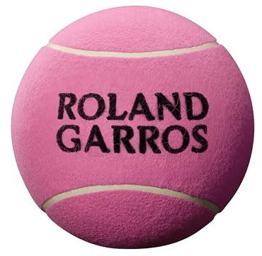 Wilson Balle de tennis jumbo Roland Garros, 9 pouces, Rose, WRT1419PD