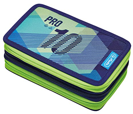 herlitz 50038787 31-teiliges TriCase, Green Goal, 1 Stück