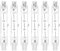 Morotty Ampoule Halogène R7S 78MM 150W 230V, Ampoule J78 Dimmable Halogene 2800K Blanc Chaud, Convient Pour les Lampadaires, Les Eclairages Paysagers, Pack de 6