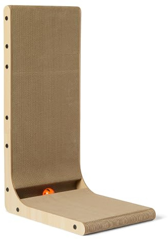 Amazon Basics New L-Shaped Cat Scratch Post, 16.5 x 11.4 x 26.8