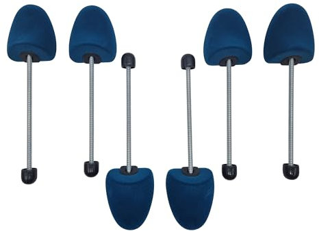 DELFA Samty Schuhspanner mit Spiralfeder Rund Größe 37-41 - Schaumstoff Schuhformer Schuhstrecker - Set zu 3 Paar für Damen Comfort Rund Klassisch