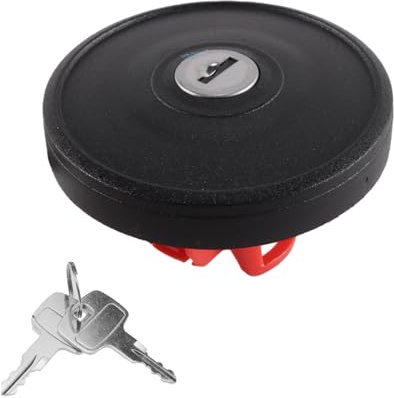 ACOLY Tapa del depósito de combustible. Tapa del depósito de combustible con cerradura y dos llaves. Compatible con Citroën Berlingo (2008, 2009, 2010, 2011, 2012, 2013, 2014, 2015 y 2016).