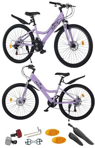 20”, 22, 24, 26 Inch Mountain Bike, Teenager Bicycle, Child and Adult MTB, Sport’s Cycle,15 KG Lightweight, 21 Speed, Dual Disc Brakes, New (24 Inch)