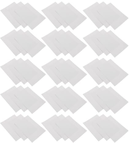 FUNOMOCYA 100 Hojas Adhesivas para Rompecabezas de Papel Blanco Adhesivo Residuos para Montar y Conservar Puzzles en Tableros y Vitrinas