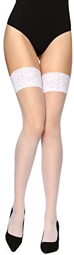 Merry Style Dam Nätstrumpor MSSS003 (Bianco, M/L (40-44))