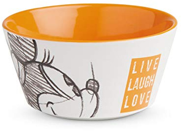 Egan Skål Mimmi Live Laugh Love orange, flerfärgad, liten