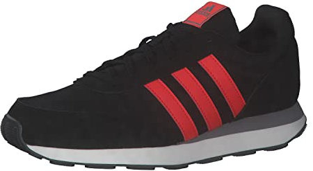 adidas Herren Run 60s 3.0 Shoes Schuhe, core Black/Bright red/Blue Fusion