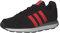 adidas Herren Run 60s 3.0 Shoes Schuhe, core Black/Bright red/Blue Fusion