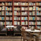 Benutzerdefinierte Wandbild Tapete Für Wände 3D Stereoskopische Zeitung Bücher Bücherregal Bücherregal Arbeitszimmer Bibliothek Café Dekor Wandmalerei,300cmX210cm