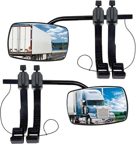 2 Stück Wohnwagen Spiegel Auto,Wohnwagenspiegel Universal,Spiegel für Wohnwagen,Wohnwagenspiegel,Abschleppspiegel,Caravanspiegel,Universalspiegel,Aufsatzspiegel für alle gängigen Fahrzeugtypen