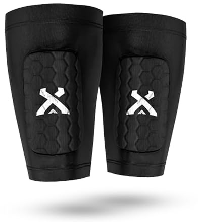 GEARXPro - Shin Pad Sleeve Parastinchi Calcio (Shin Pad Sleeve (Bambino), Taglia Unica)