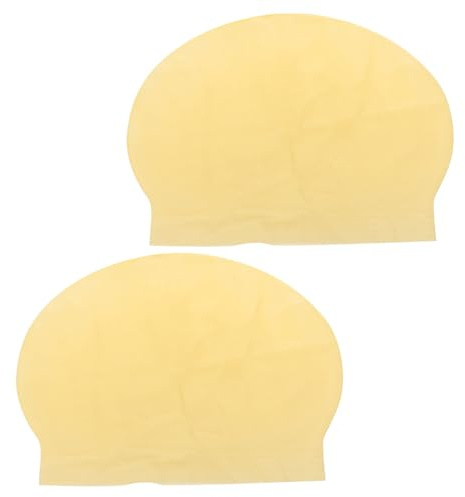 TOPBATHY Gorra Calva de Látex Elástica Color Carne 2 Piezas para Cosplay y Disfraces Halloween Adultos Hombres y Mujeres, Ajuste Cómodo y Resistente para Maquillaje Teatral