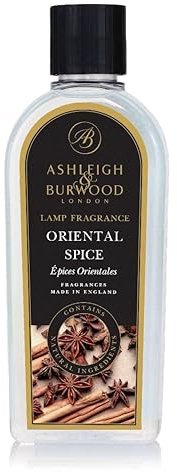 Ashleigh & Burwood | Oriental Spice Lamp Fragrance | 500 ml | Made in The UK | Spicy & Woody Scent