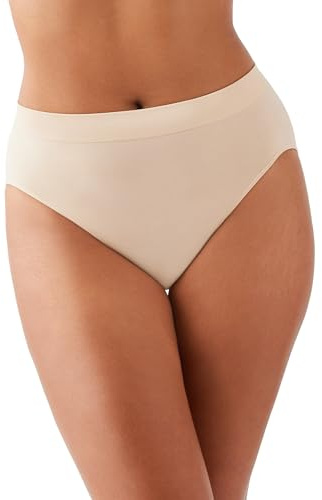 Wacoal Women's B-Smooth High-Cut Panty Briefs, Sand, 3XL