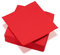 Le Nappage Papierservietten, Tex-Touch, Rot, FSC®-zertifiziert, 40 Servietten, groß, 38 x 38 cm, Rot