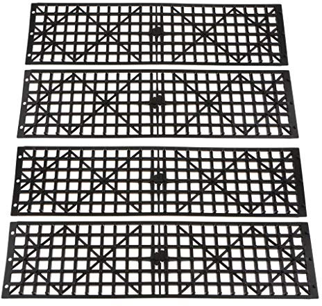 H HILABEE 4 Stücke Notfall Grippmatten Anfahrhilfe Traktionsmatten Antirutschmatten Für Rad Reifen