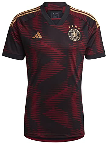 Germany Herren 2022/23 Season Official Away Jersey Trikot, Schwarz, XL EU