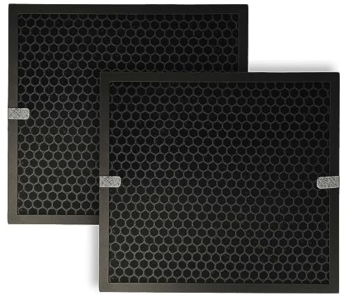 vhbw 2 x luftfilter kompatibel med Philips AC4080/10 luftrenare – kombifilter HEPA aktivt kol