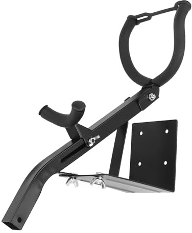 EMUKOEP Soporte de Pared para Saxofón Alto, Soporte de Esponja de Metal para Saxofón Tenor, Ahorra Espacio de Forma Segura