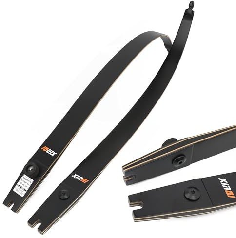 surwolf Flettenti per arco ricurvo da competizione, 16~32lb flettenti per arco ricurvo da tiro con l'arco, interfaccia ILF,H25 66/68/70 arco ricurvo smontabile,arco lungo (70”, 30 lbs)
