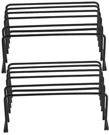 LAPYAPPE 2 Stück Schneidebrett-organizer Abtropfgestell Topfdeckelhalter Pfannendeckel Küchenaufbewahrung Vertikale Geschirraufbewahrung Einfache Montage Stabiles Metall Küchenregale