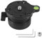 Gosknor Tripod Leveling Base with 1/4 Thread, Aluminum Tripod Head Plate ±15° Tilt Adjustment Camera Leveler with Bubble Level for DSLR & Video Cameras Smart Telescopes