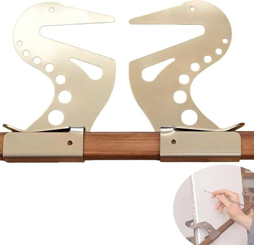 Puente de soporte de mano para artist, Barra de soporte para reposamanos de caballete ajustable, soportes metálico para muñeca, para pintura, dibujo, arte en miniatura
