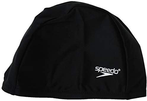 Speedo Unisex Swim Cap Fabric Comfort Cap Solid