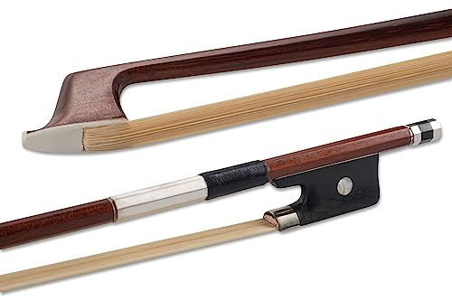 GEWA Pure Arco de Viola 1/2 - Crin Natural - Barra octagonal - Nuez de Ébano
