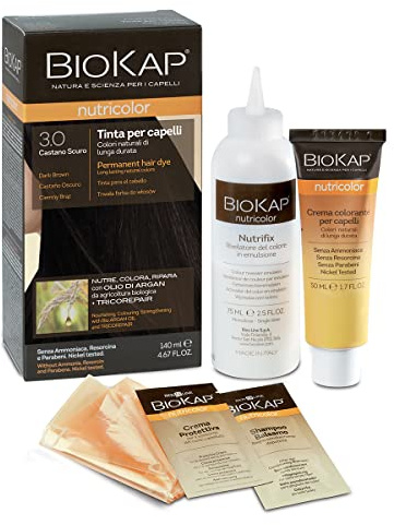Biokap Tinte Dark Brown Dye 140 ml Castaño Oscuro 3-1 Unidad