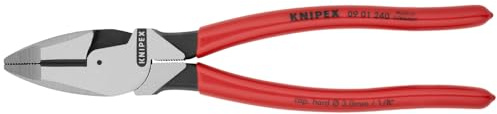 KNIPEX Tools 09 01 240 SBA High Leverage Lineman's Pliers, 9.5-Inch
