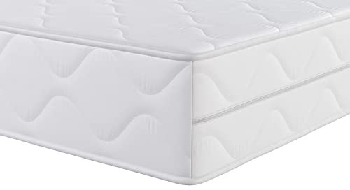 Badenia Trendline BT 100 Roll-Komfortmatratze, Härtegrad 3, 90 x 200 cm, weiß, Öko-Tex zertifiziert, produziert nach deutschem Qualitätsstandard