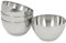 COM-FOUR® 4x Bol en métal - bol à dessert - bol décoratif - bol de service - bol à bonbons - bol pour sucreries - bol (4 pièces - Ø 13cm)