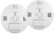 Kidde 10SCO Combination 10 Year Life Carbon Monoxide and Smoke Alarm Twin Pack