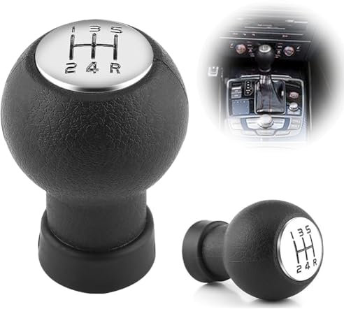 BigKing Pomello Cambio per Auto di Tipo D, Pomello del Cambio Swift a 5 Marce Cambio Pomello Testa del Bastone Compatibile con Leve Del Cambio di Tipo D Suzuki Swift Sx4 2005-2010