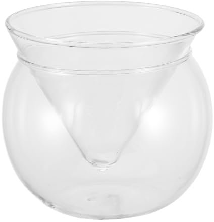 SHERCHPRY 1Pc Boule Verre À Cocktail Expresso Verres À Martini Verres À Martini Sans Pied À Refroidisseur Sphère Cocktail Titulaire De Maison Tasse En Verre