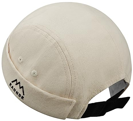 CLAPE Bonnet de Docker sans Visière Cotton Docker Cap 5 Panel Brimless Hat Bonnet Marin Breton Chapeau Docker Réglable