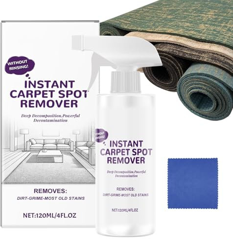 Spray Limpiador de Alfombras,Limpiador En Spray Para Tapicerías 120ml - Elimina Suciedad Secado Rápido para Sofá Colchón Auto