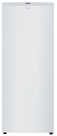 Candy Up Freezer 300 CNUQ2L513EW, Congelador Vertical, Ancho 55CM, 169L, 4 Cajones, Control Mecánico de la Temperatura, Patas Ajustables, Iluminación interna por LED, Tirador Exterior, 37DB, Blanco