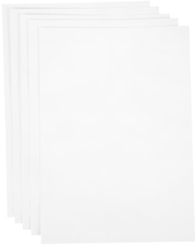 GLEAVI 5pcs Paper Lubrication Oil Sheets for Shredders, White Lubricating Sheets that Remove Paper Scraps and Sharpen Gears, Portable Lubricant for Home Use and Office Equipment