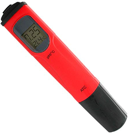 OCS.tec PH-Messgerät Meter Tester Messer (PH-Wert & Temperatur) Aquarium Pool Spa Teich PH-009-III P03