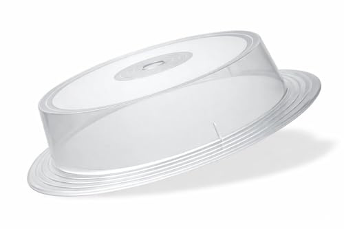 Cosmoplast Coperchio Paraschizzi Microonde Universale - Copripiatto Protettivo Per Riscaldare Cibi In Microonde Con Protezione Anti Schizzi Riutilizzabile Ideale Per Piatti Pasta Riso E Pietanze Calde