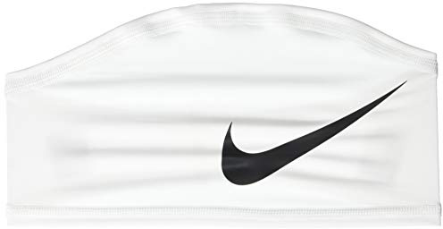 Nike Pro Dri-Fit Skull Wrap 4.0, White/Black, One Size Fits Most, One Size fits Most, Adult and Youth